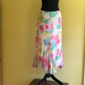 Vintage Dana Buchman silk skirt
